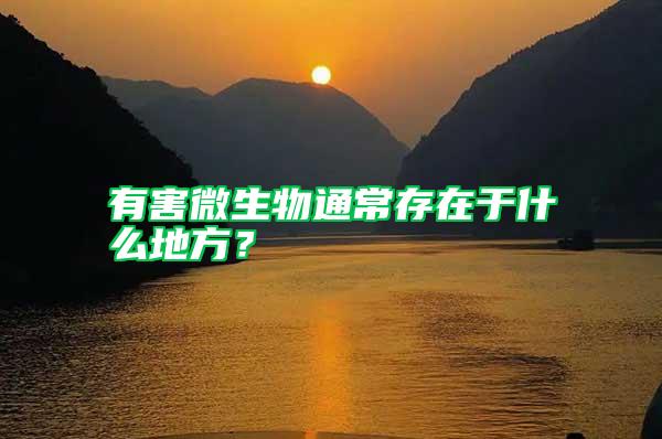 有害微生物通常存在于什么地方?