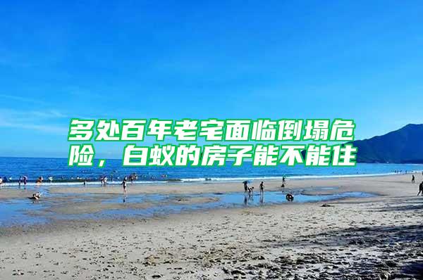 多處百年老宅面臨倒塌危險(xiǎn),白蟻的房子能不能住