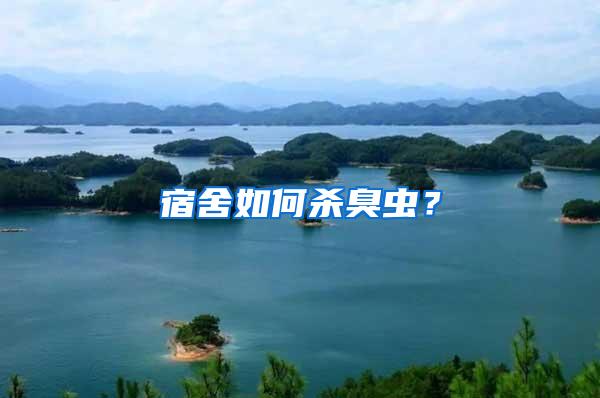 宿舍如何殺臭蟲?